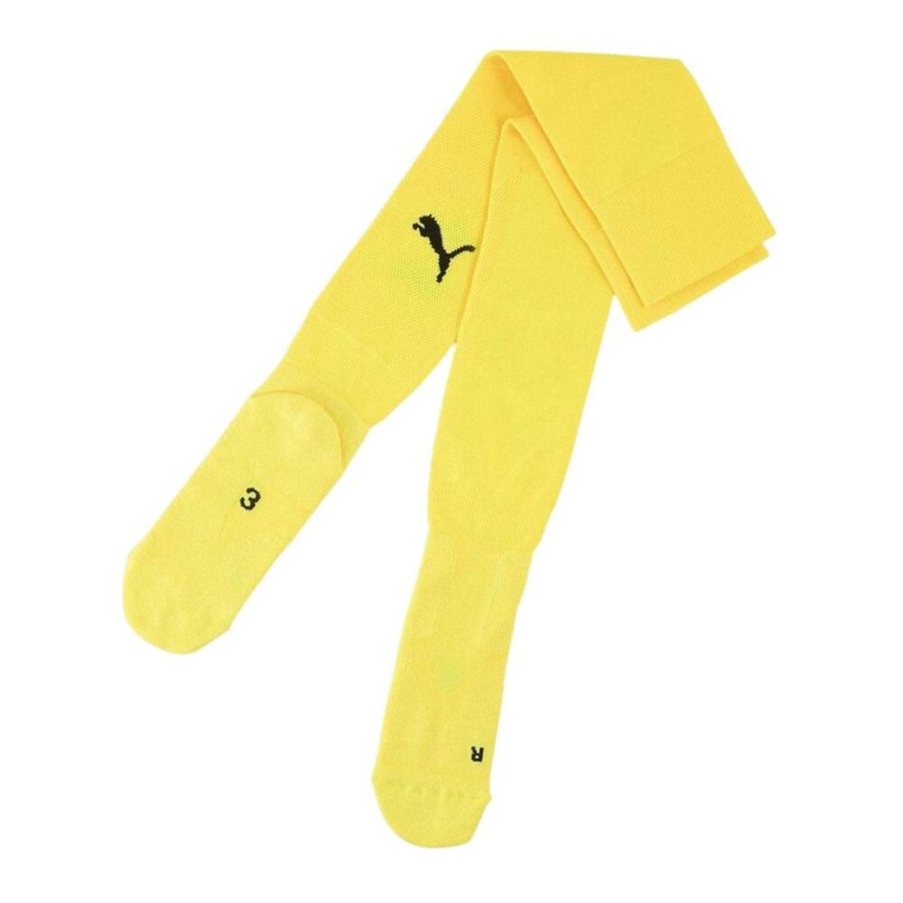 Puma Childrens/Kids Team Structured Goalkeeper Socks / Yellow/Black